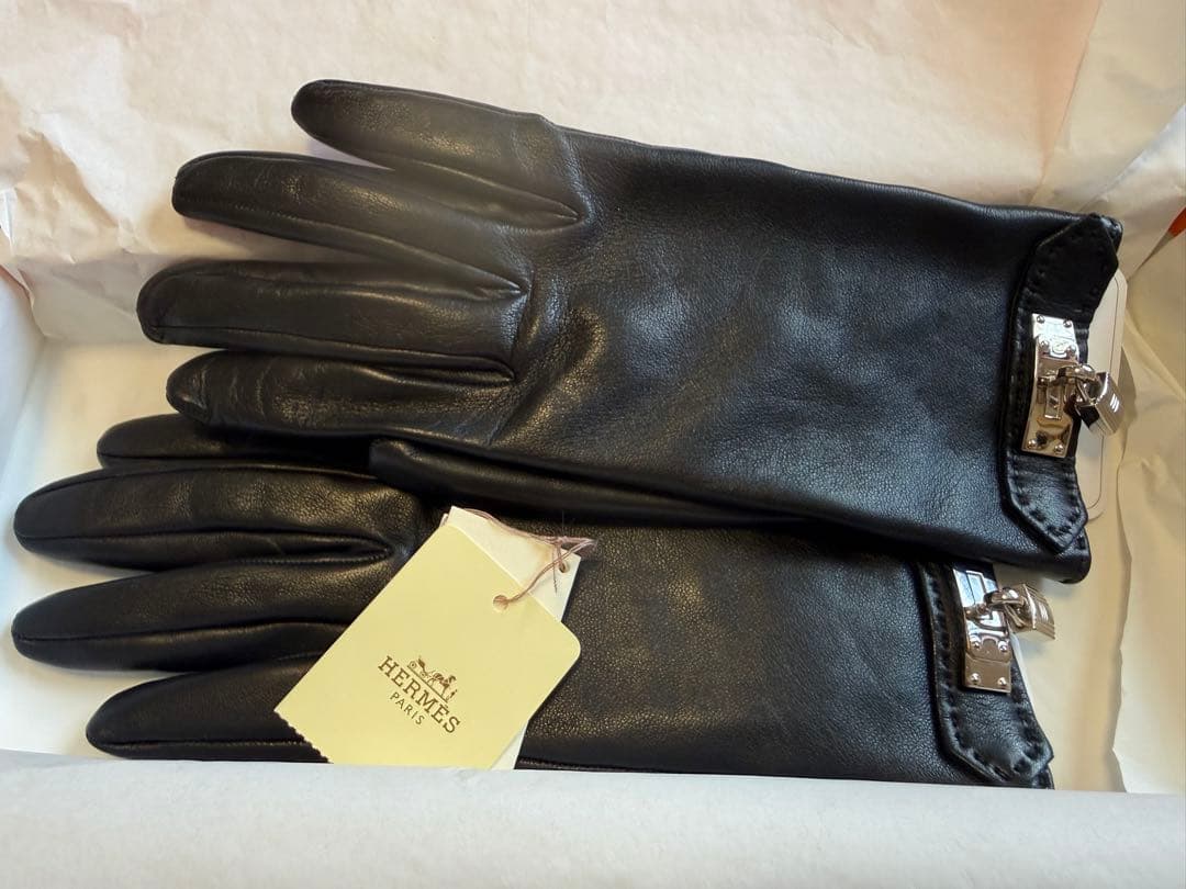 最終値下げ　エルメスHERMES レザー手袋 ソヤ　新品未使用品