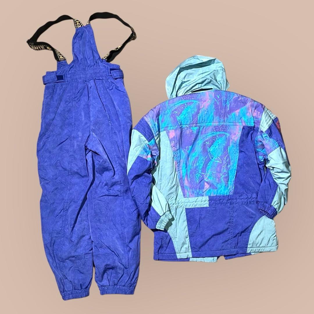 90s デサント DESCENTE スキーウェア　セットアップ　上下　L 日本製