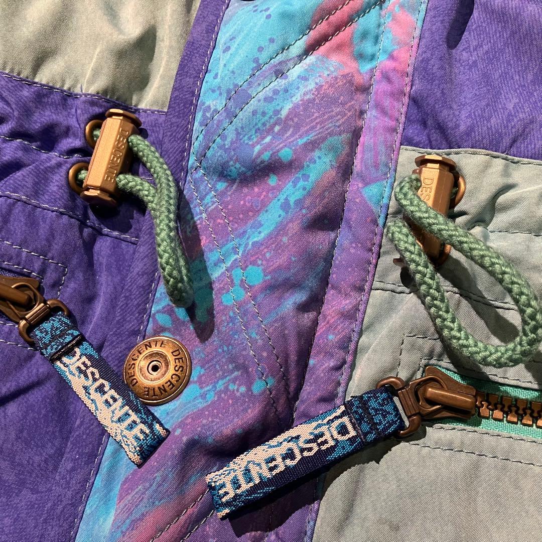 90s デサント DESCENTE スキーウェア　セットアップ　上下　L 日本製