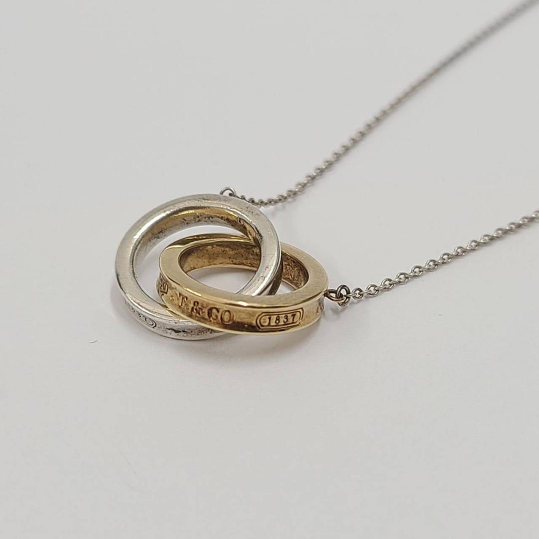 ティファニー 1837 インターロッキング サークル ネックレス 925 K18