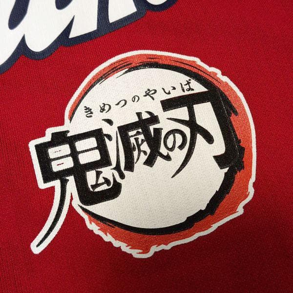 広島カープ 鬼滅の刃 蟲柱 胡蝶しのぶ レプリカユニフォーム M ビジター