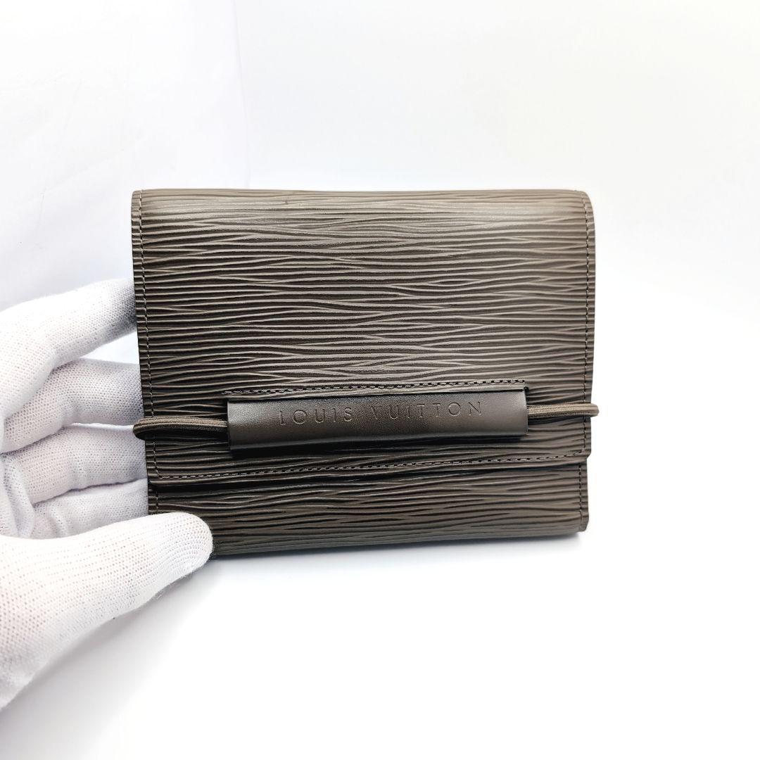 ポルトフォイユ・エラスティック　エピ　グレー