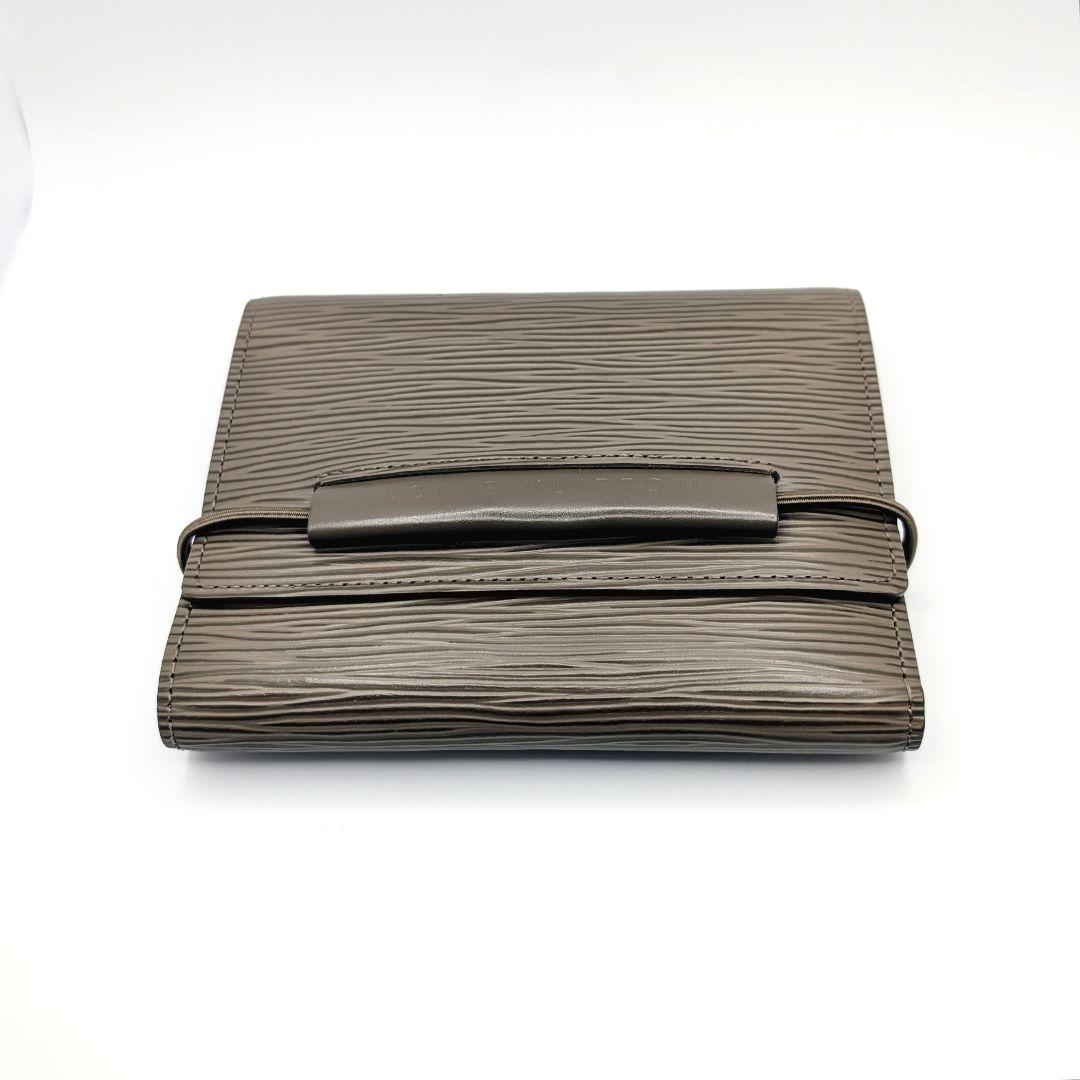 ポルトフォイユ・エラスティック　エピ　グレー