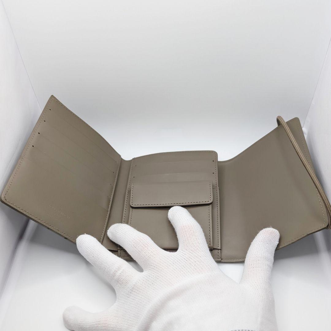 ポルトフォイユ・エラスティック　エピ　グレー