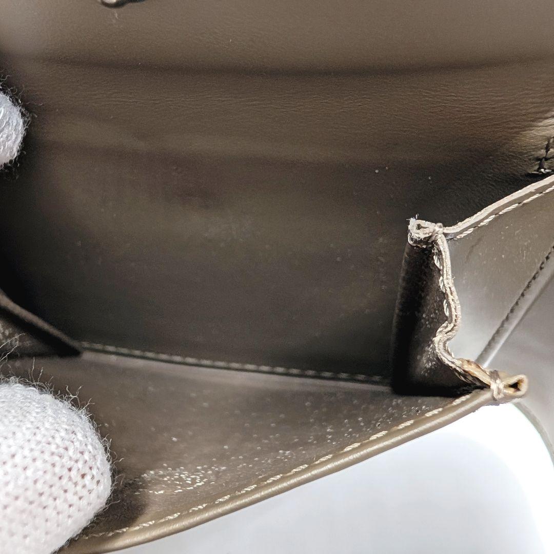 ポルトフォイユ・エラスティック　エピ　グレー