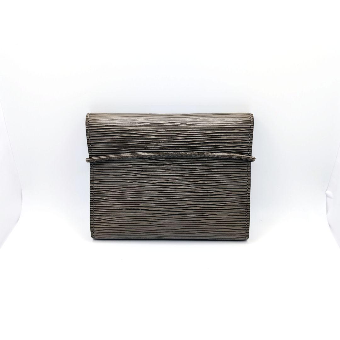 ポルトフォイユ・エラスティック　エピ　グレー