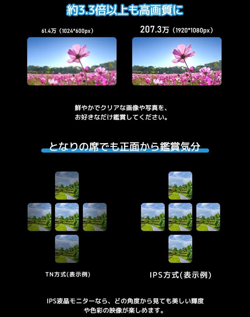 10.1インチ DVDモニター 車載用 後部座席 IPS液晶 高画質 2台セット