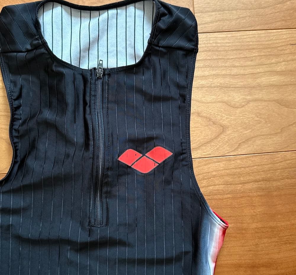 【レア】arena トライスーツ トライアスロン ブラック×レッド M　競パン