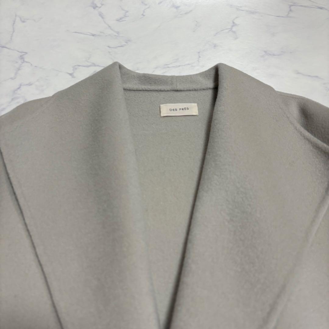 【des pres】 ダブルフェイスメルトンビーバーショート コート 36