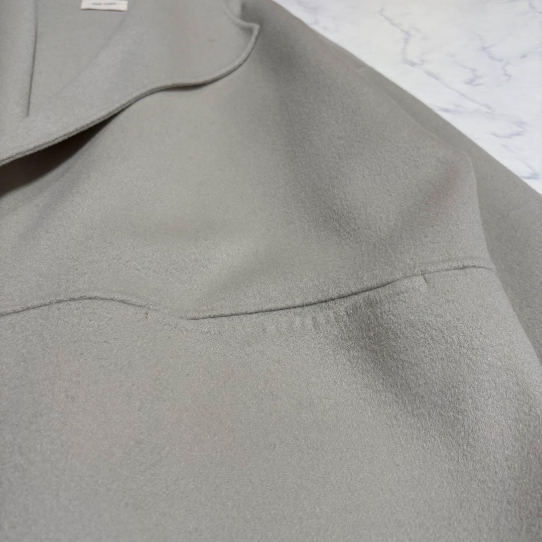 【des pres】 ダブルフェイスメルトンビーバーショート コート 36