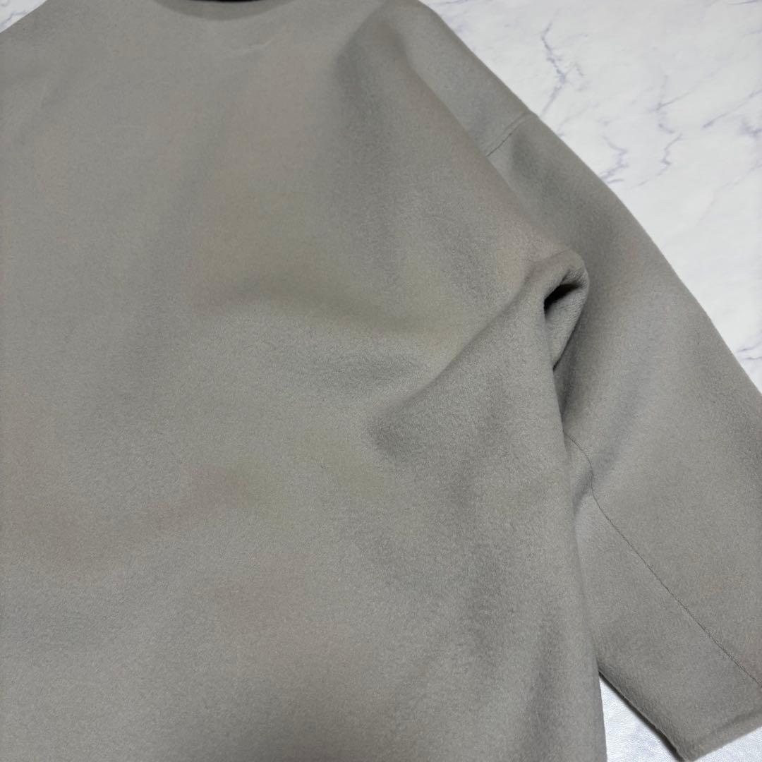 【des pres】 ダブルフェイスメルトンビーバーショート コート 36