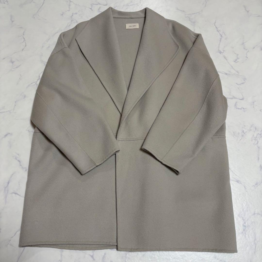 【des pres】 ダブルフェイスメルトンビーバーショート コート 36