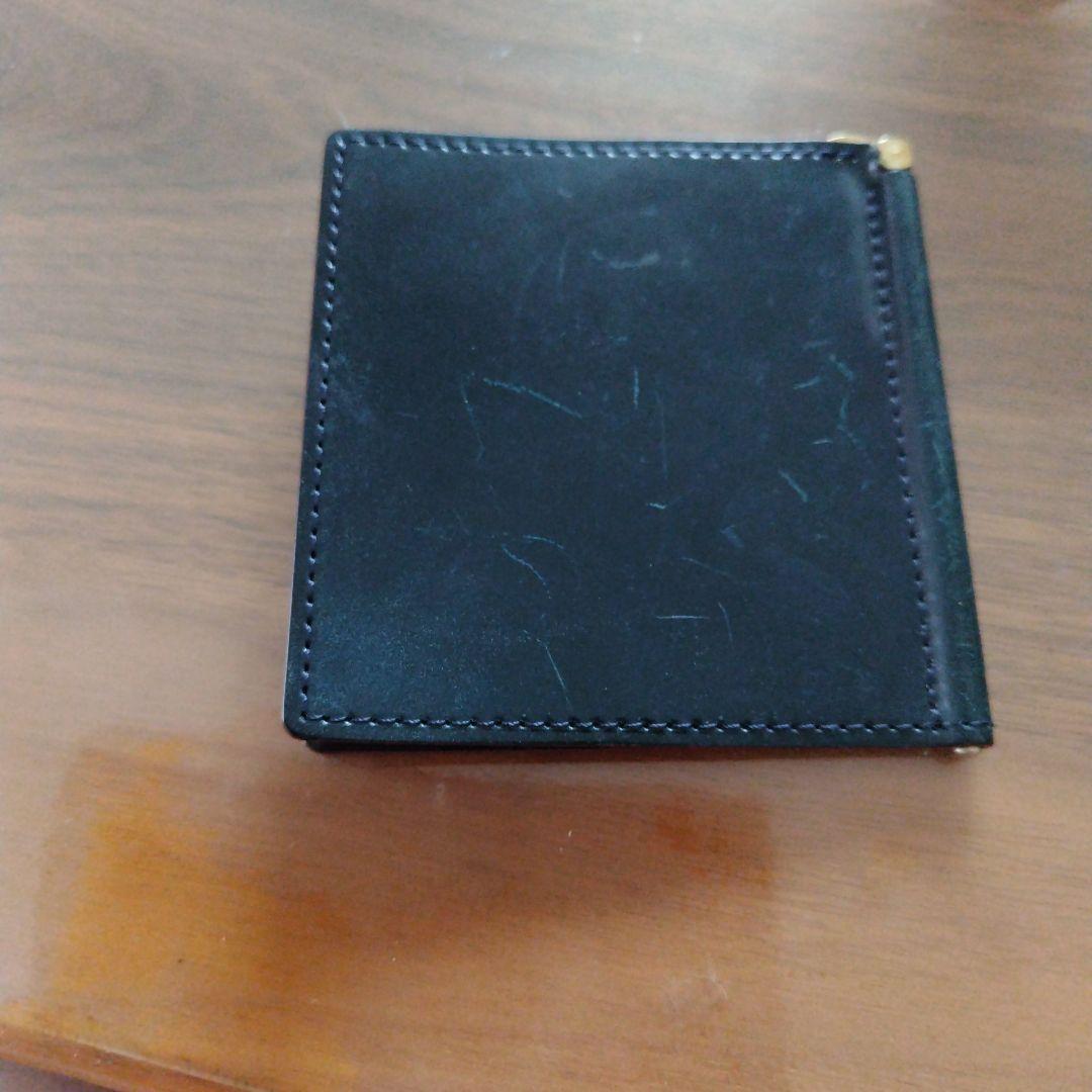 GANZO レザー マネークリップ 黒