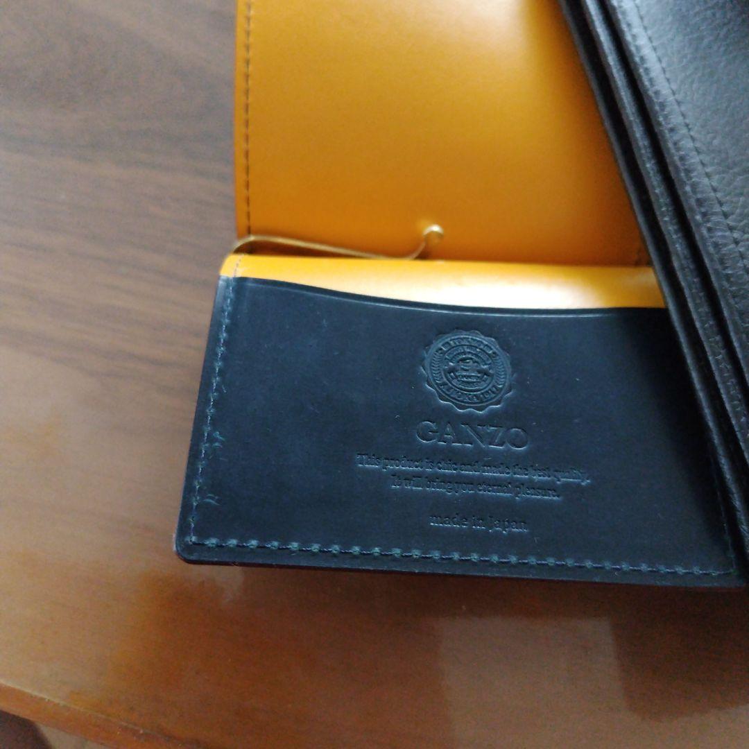 GANZO レザー マネークリップ 黒