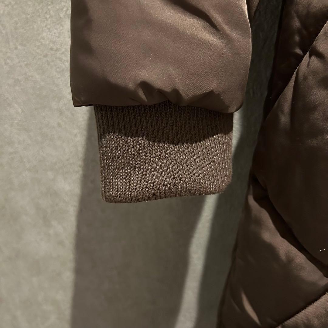 ロングコート ウエストリボン ロゴチャーム le reve vaniller