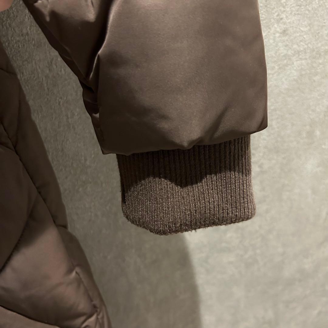 ロングコート ウエストリボン ロゴチャーム le reve vaniller