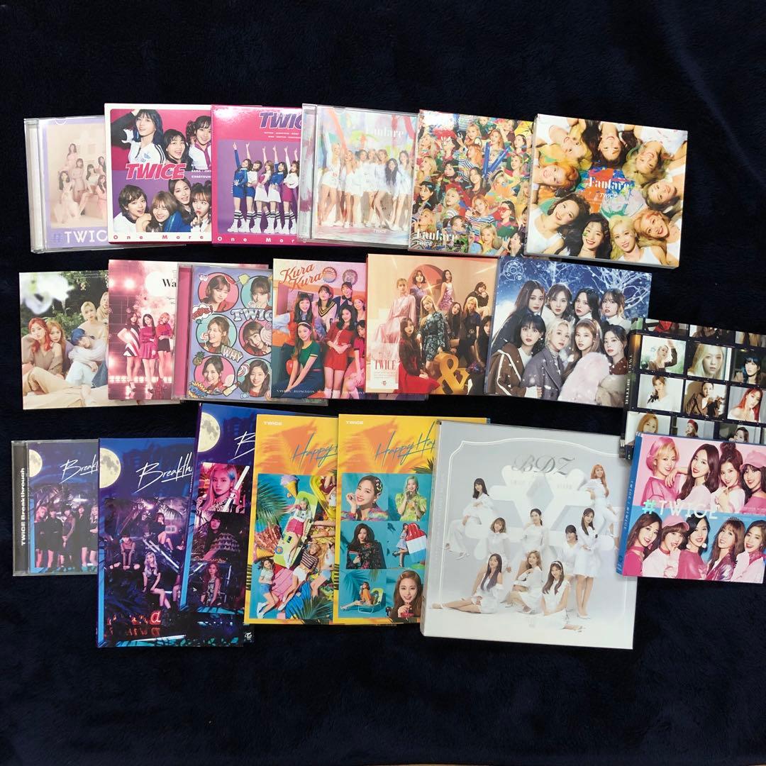 TWICE CDまとめ売り 初回限定盤 特典 ブックレット DVD トレカ