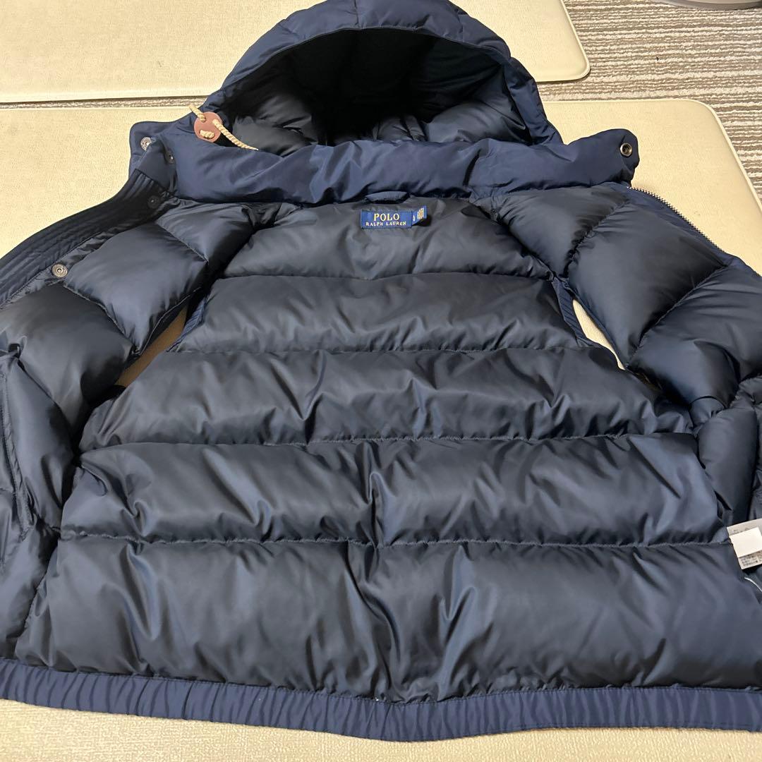 ポロ　ラルフローレン ダウンベスト フード付き