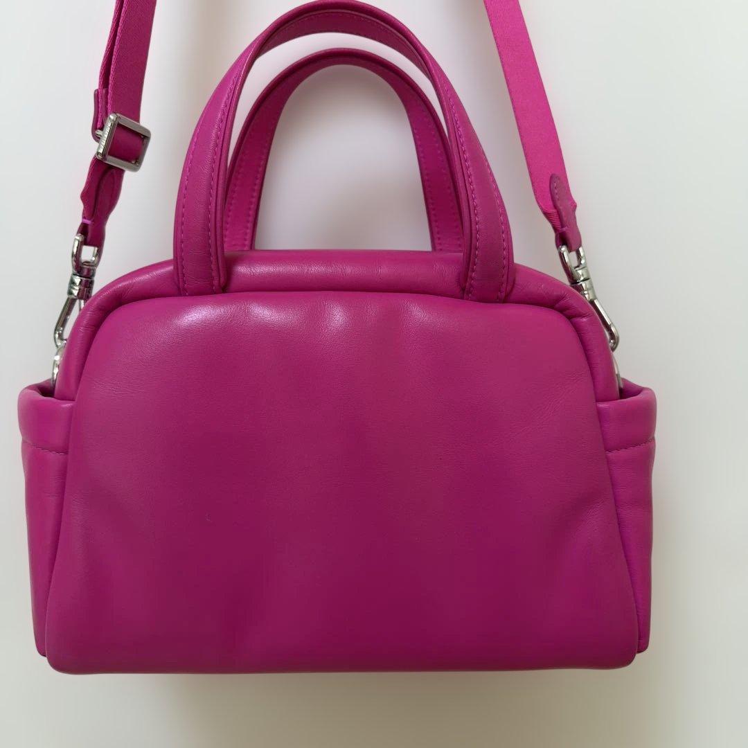 美品ケイトスペード 2wayハンドバッグ ショルダーバッグ ピンク　本革