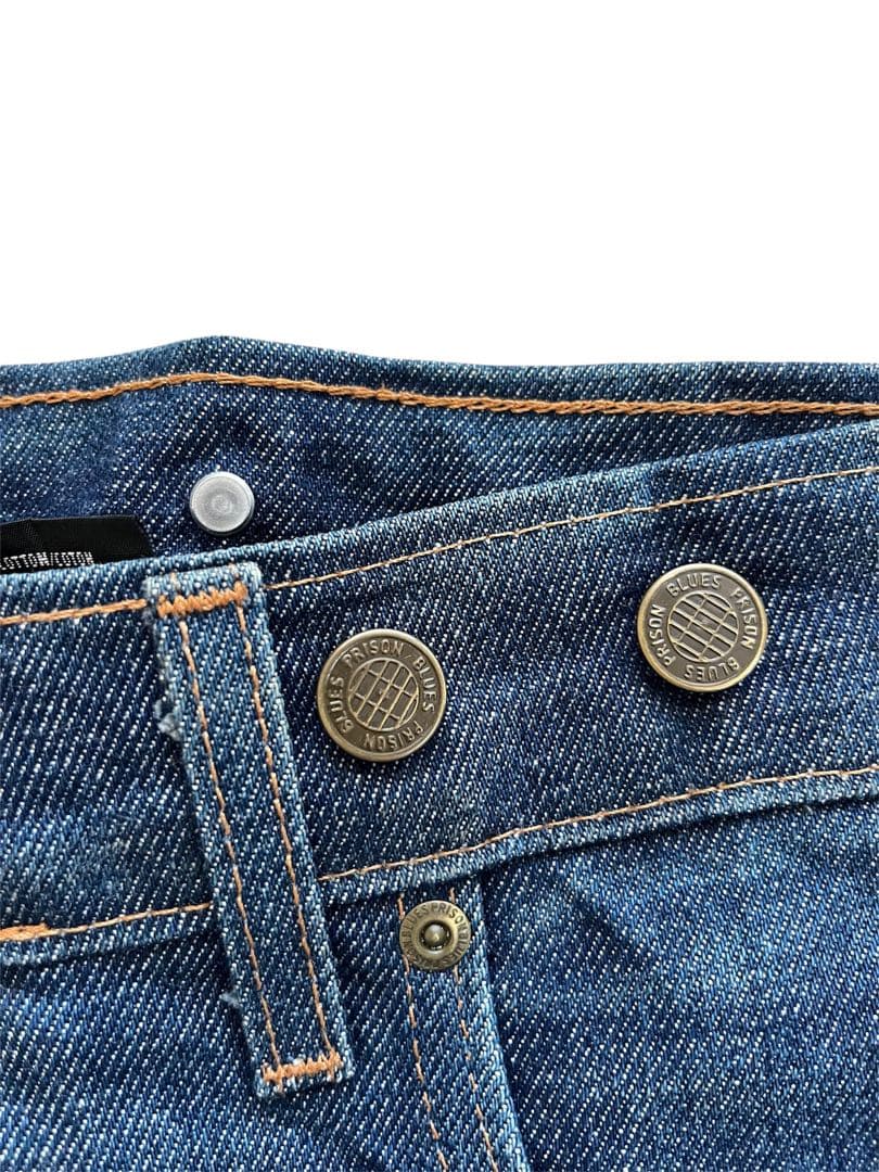 【PRISON BLUES】ダブルニーデニムパンツ プリズンブルース USA製