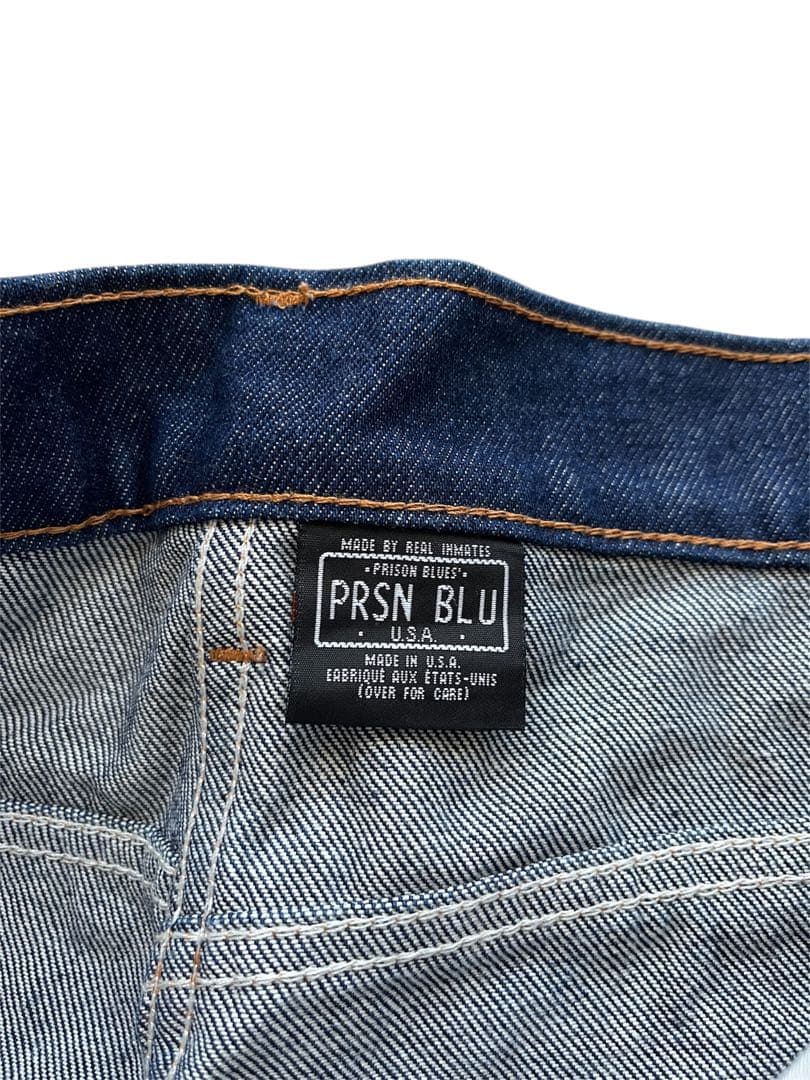 【PRISON BLUES】ダブルニーデニムパンツ プリズンブルース USA製