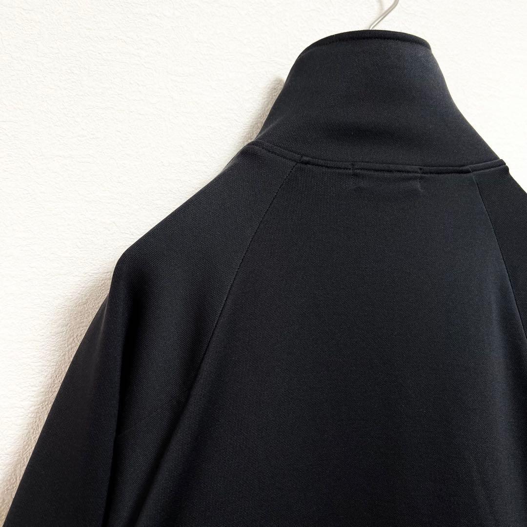 【美品】バーバリー ブラックレーベル✨️トラックジャケット　刺繍ロゴ　希少　黒　M