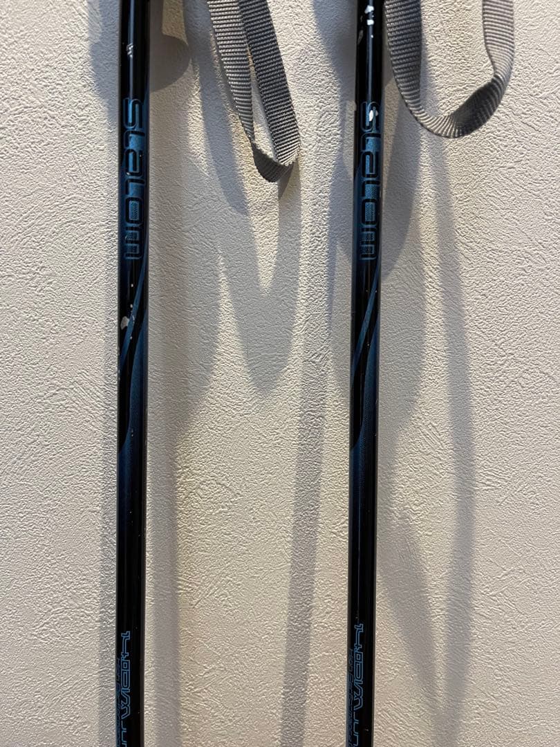 NISHIZAWA 子供用スキー板 120㎝　ストックセット ブラック ピンク