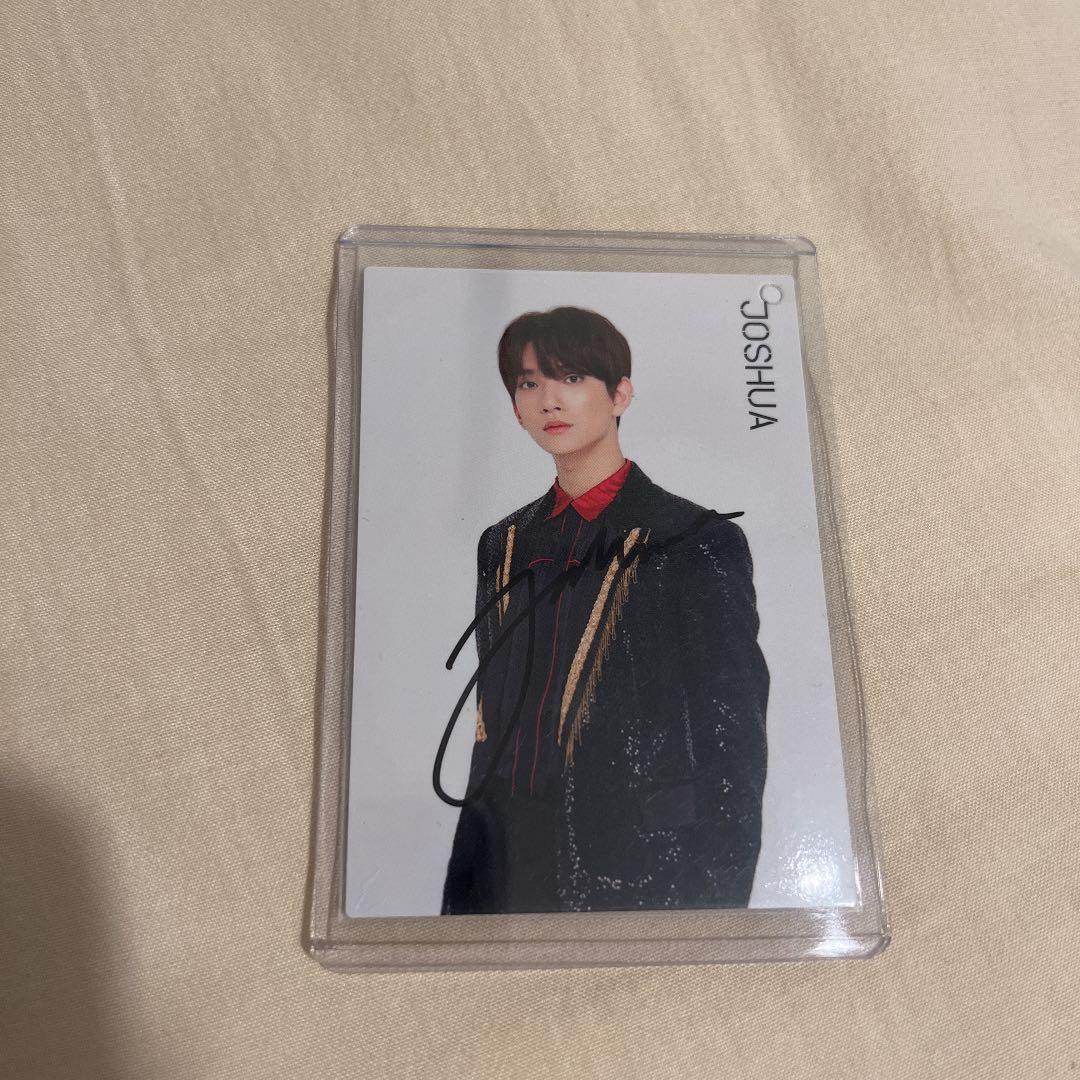 SEVENTEEジョシュア サイン入りトレカ IDEALCUT