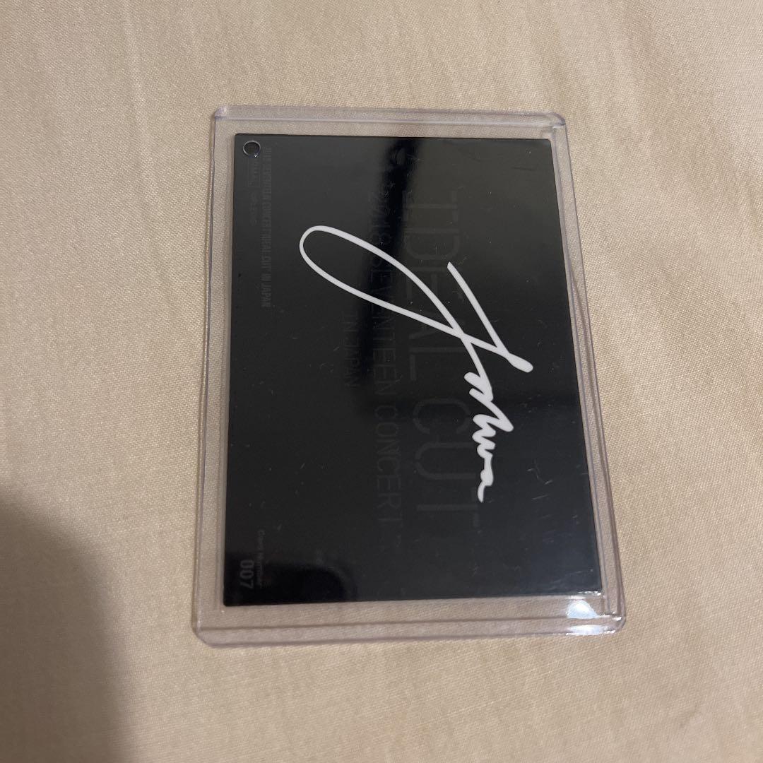 SEVENTEEジョシュア サイン入りトレカ IDEALCUT