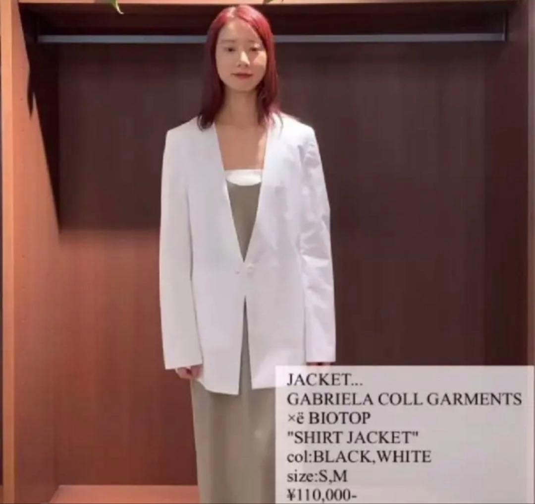 GABRIELA COLL GARMENTS ë biotop シャツジャケット