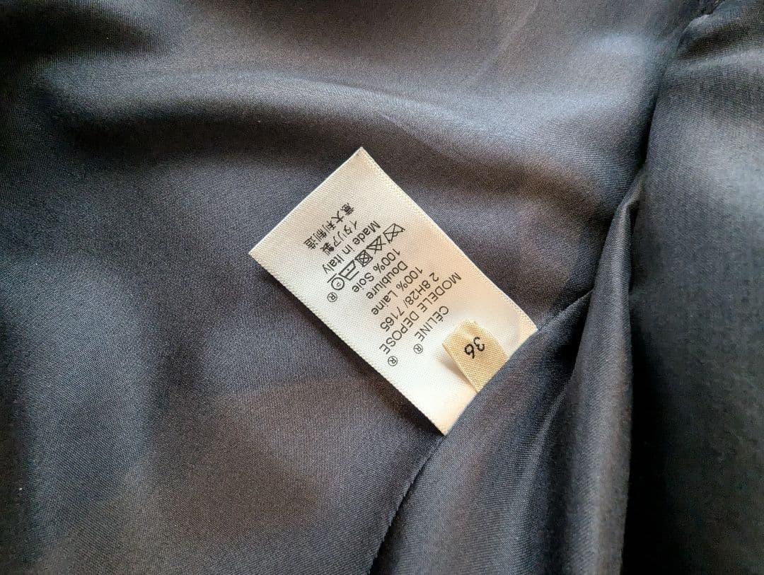 CELINE フィービー期 クロンビーコート　36