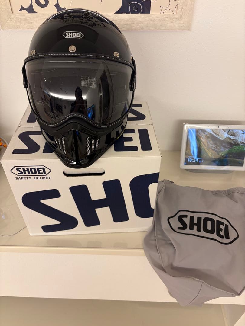 SHOEI ブラック ジェットヘルメット