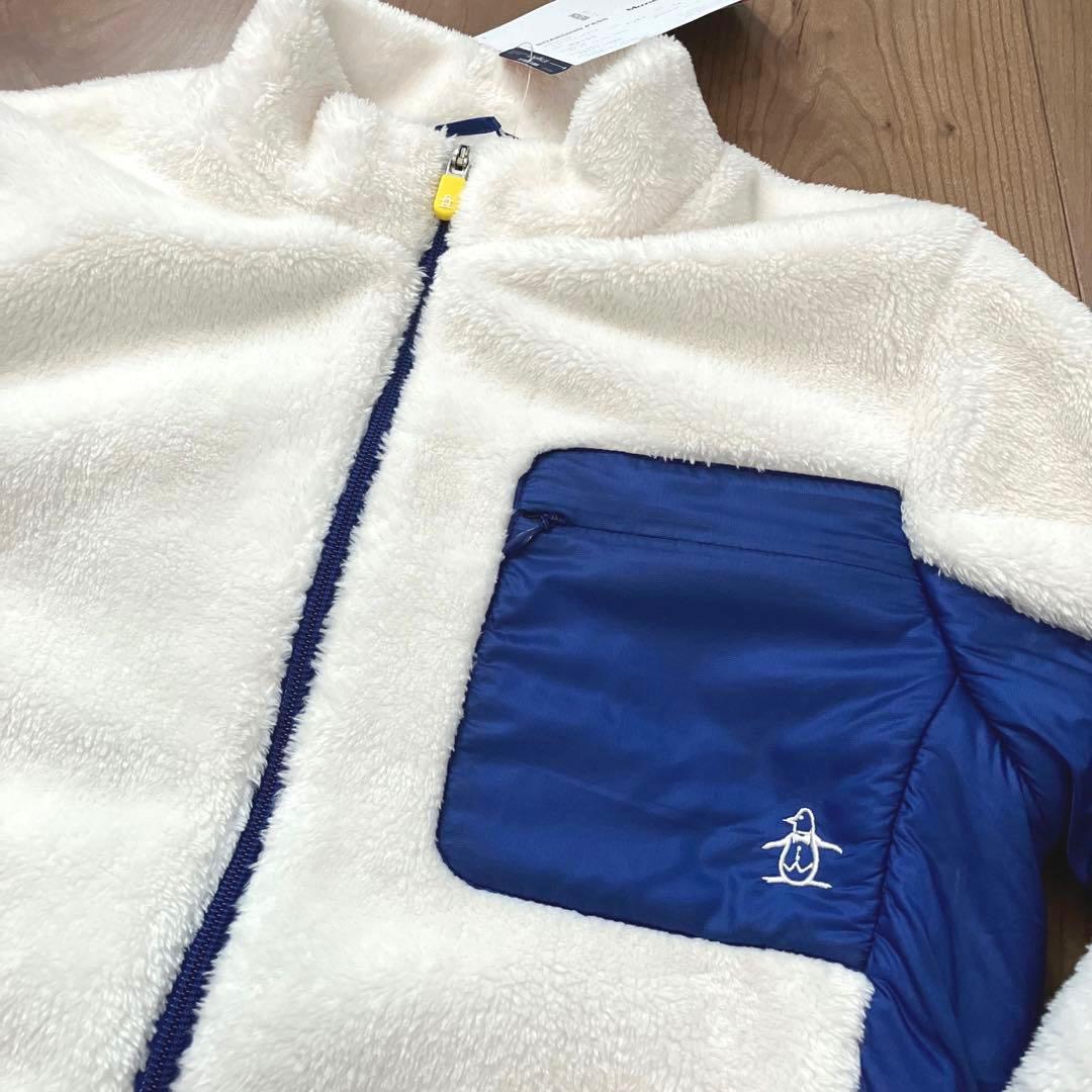 マンシングウェア レディース フリース ジャケット 白 可愛い♪ M 【新品】