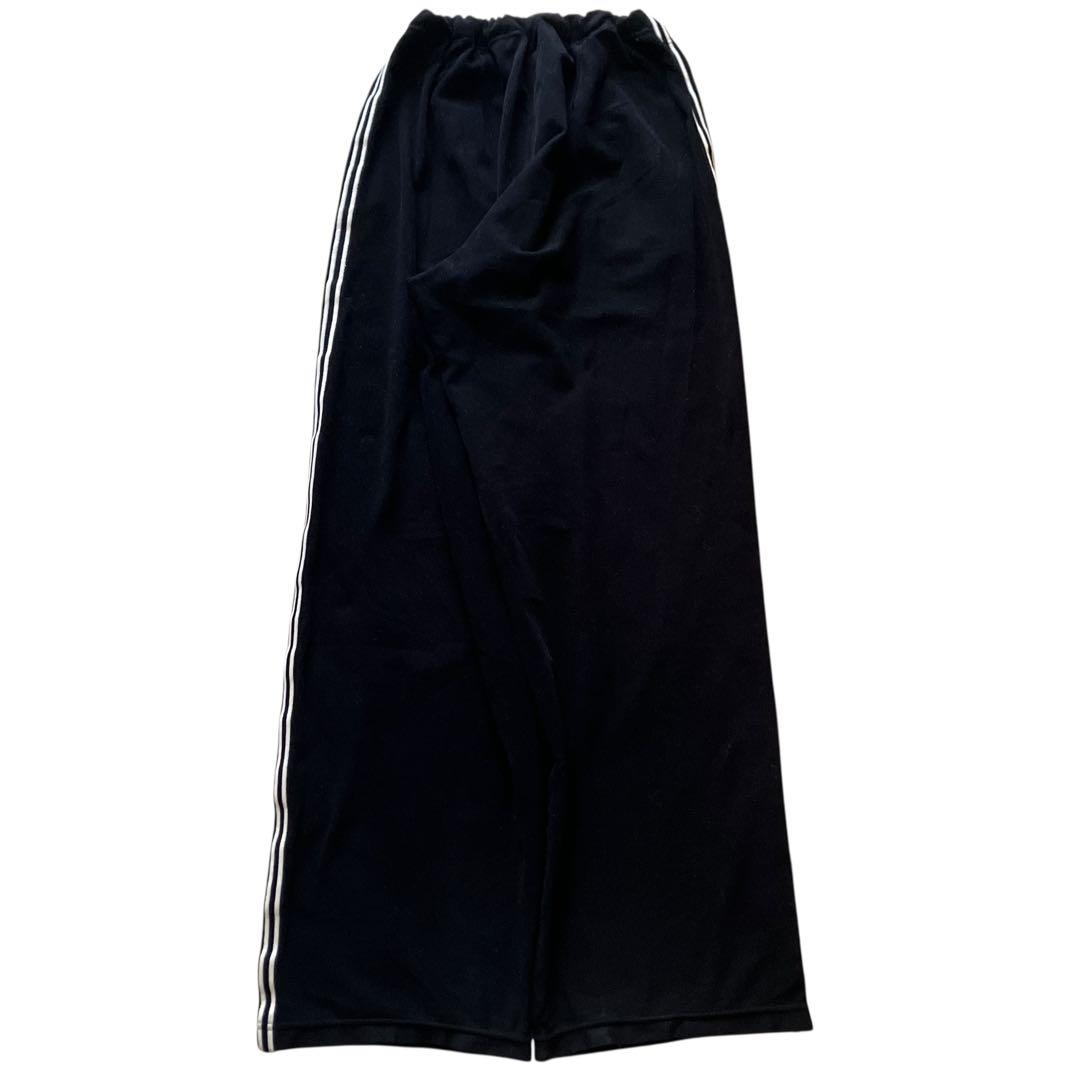 90s OLD PUMA ブラックベロアセットアップ上下 XLサイズ 旧ロゴ 黒