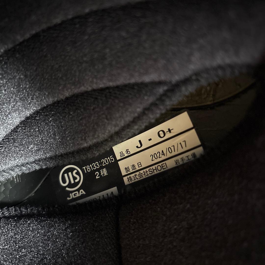 SHOEI マットブラック ジェットヘルメットJ・O＋