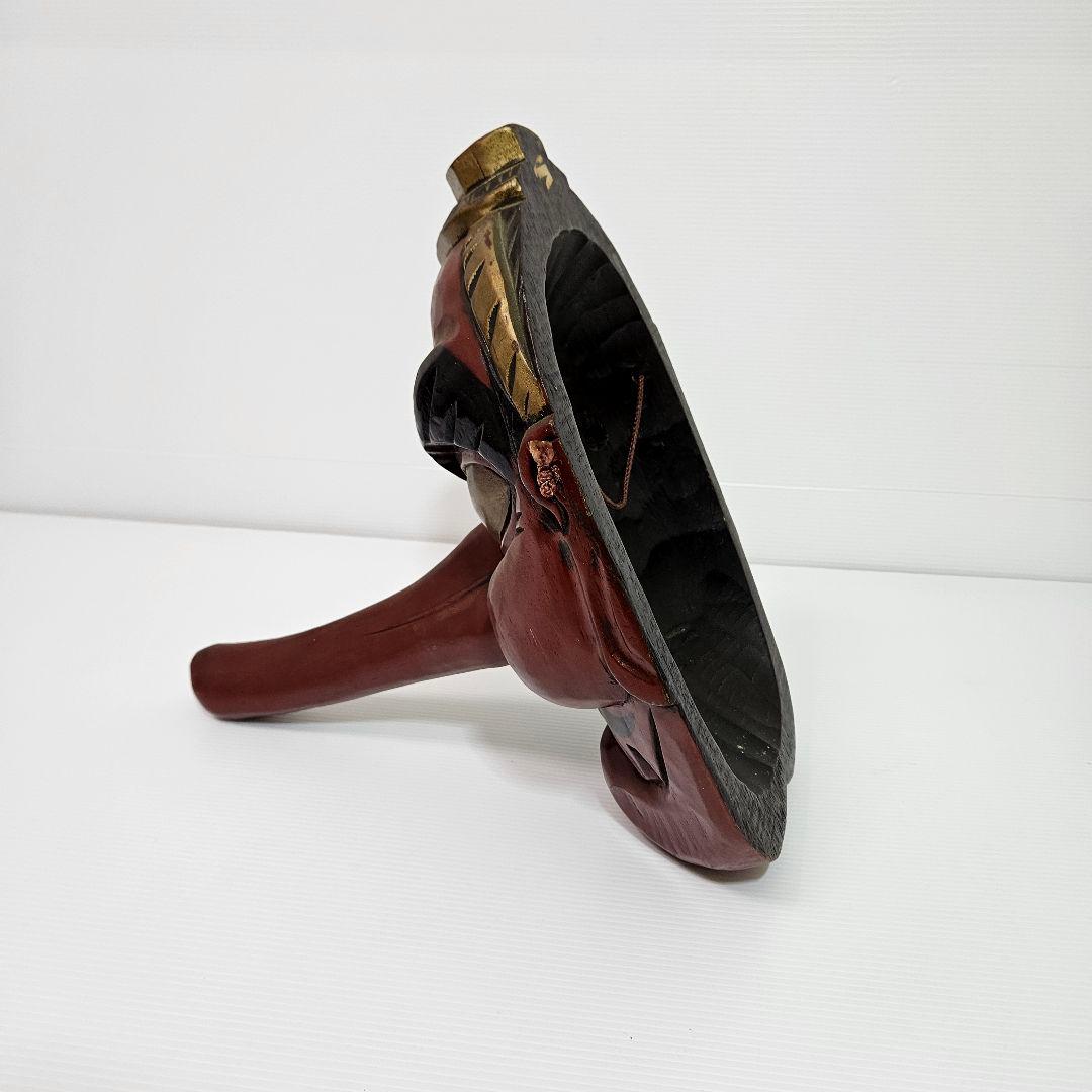 特大　天狗お面　天狗　面 お面　木製　木彫り　古民家　魔除け　縁起物