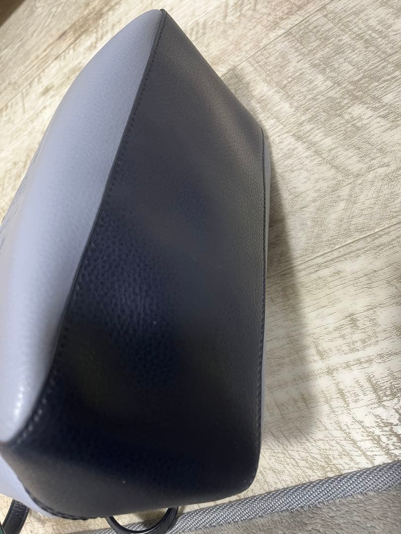 中古美品！COACH コーチ トートバッグ C5775 ロゴ ブルー系