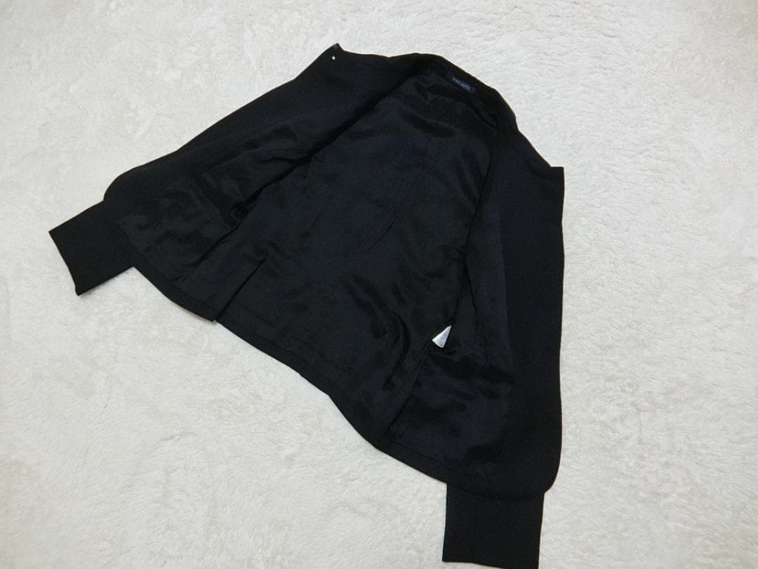 美品　ニューヨーカー　フォーマル　ワンピース　セットアップスーツ　ネイビー　９