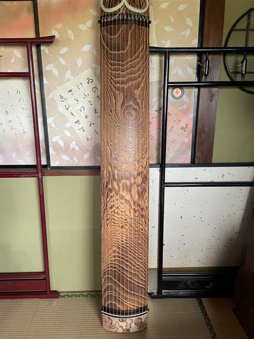 琴/箏/くり甲/綾杉彫/演奏会用・和楽器