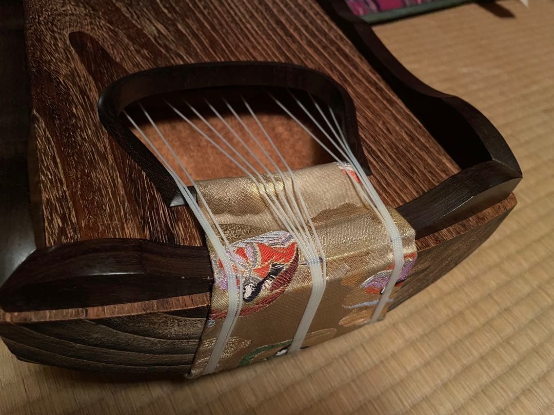 琴/箏/くり甲/綾杉彫/演奏会用・和楽器