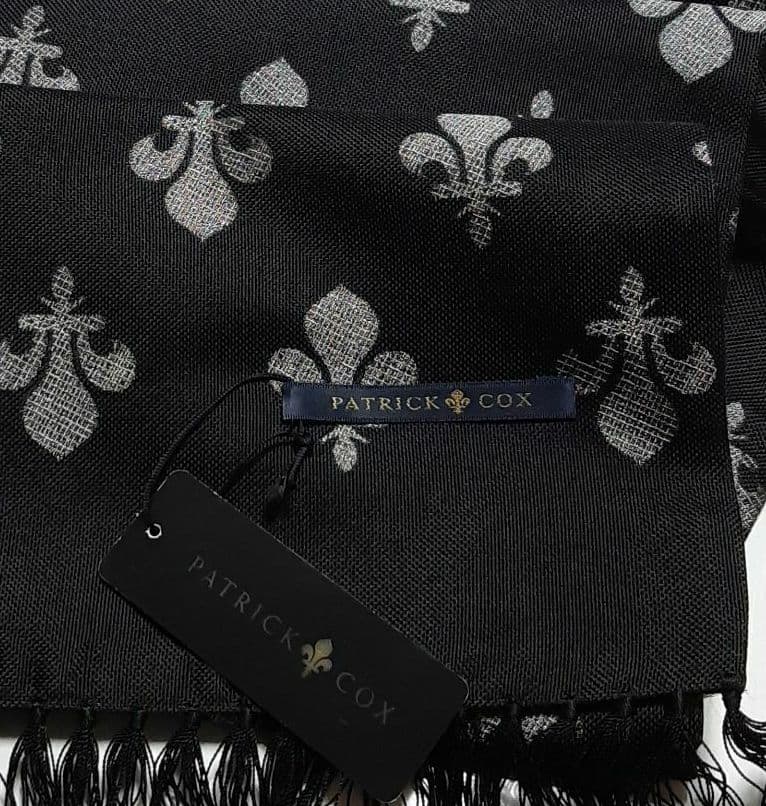 未使用 日本製 PATRICK COX パトリック コックス シルク マフラー