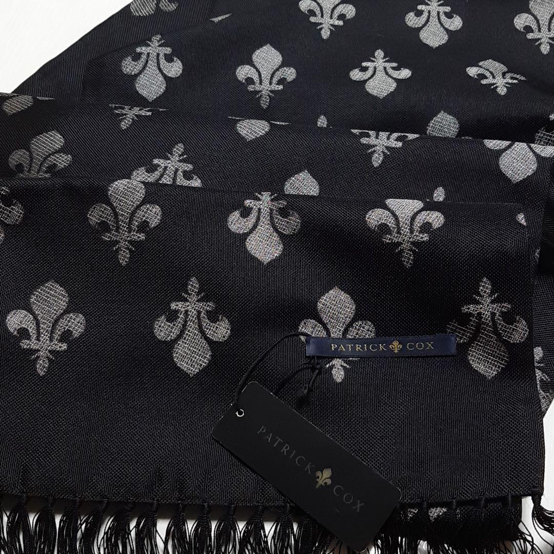 未使用 日本製 PATRICK COX パトリック コックス シルク マフラー
