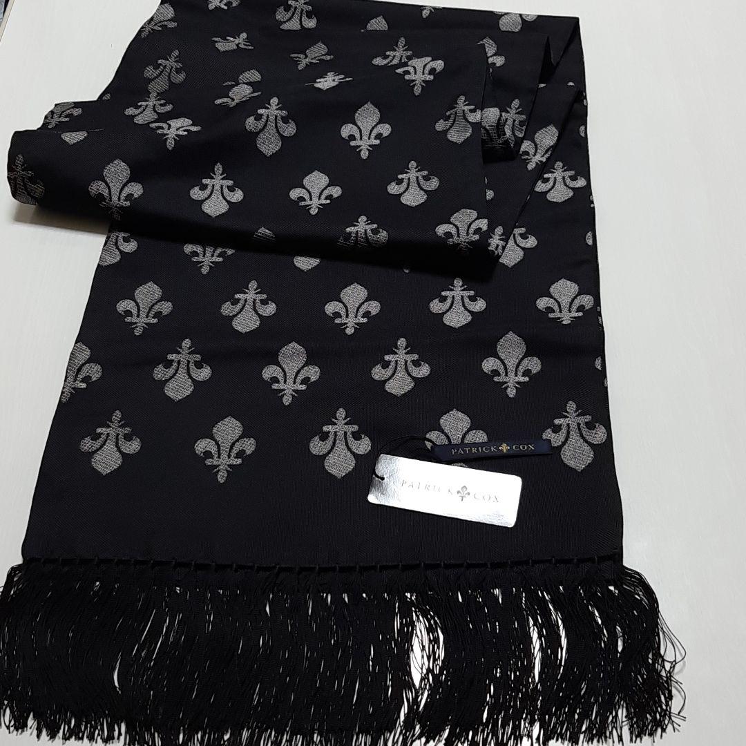 未使用 日本製 PATRICK COX パトリック コックス シルク マフラー