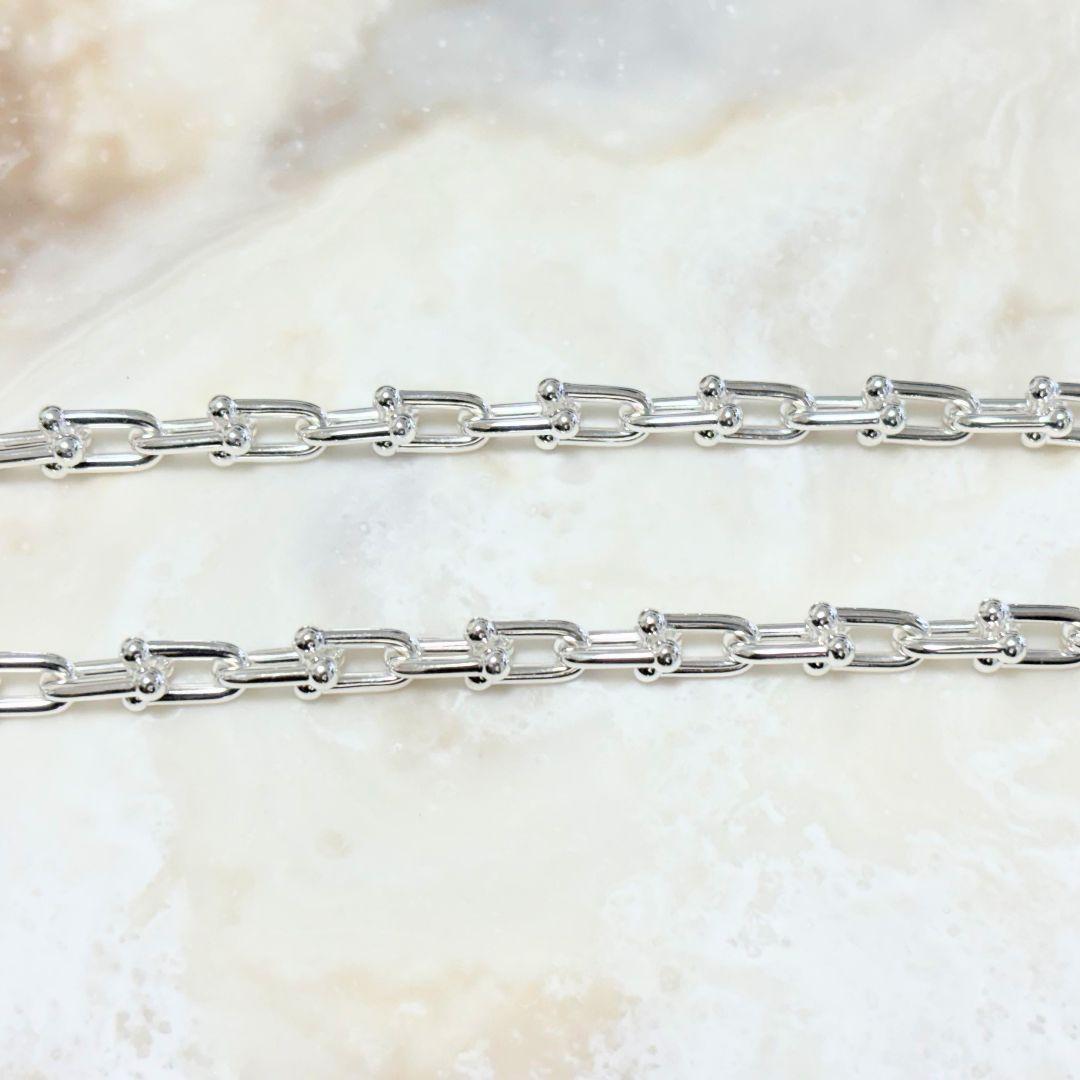 【極美品】TIFFANY&CO. ティファニー ハードウェアネックレス42.8g