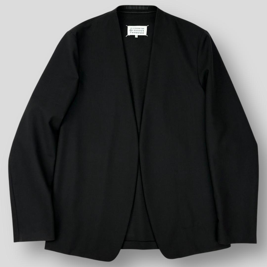 美品 Maison Margiela 10 21SS ノーカラージャケット 48