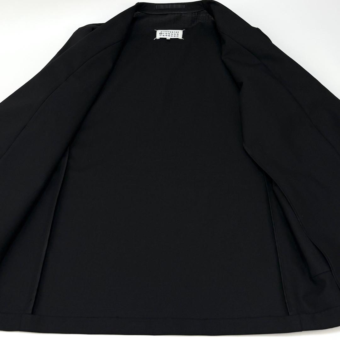 美品 Maison Margiela 10 21SS ノーカラージャケット 48