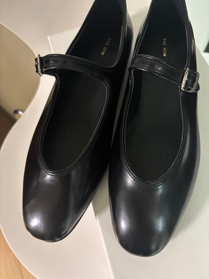 【新品・未使用】ザロウ　メリージェーン　ブラック　37 フラットシューズ