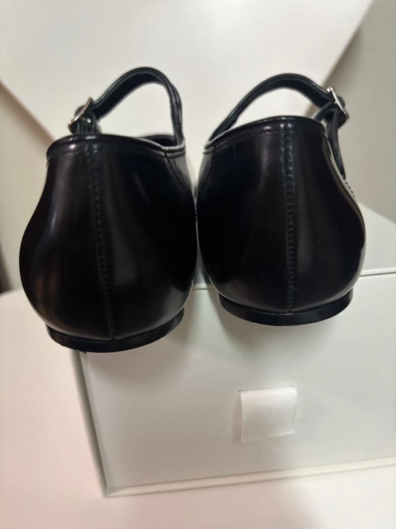 【新品・未使用】ザロウ　メリージェーン　ブラック　37 フラットシューズ