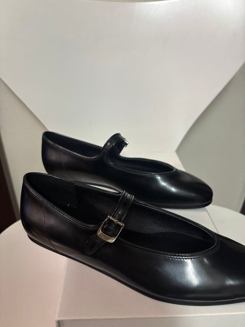 【新品・未使用】ザロウ　メリージェーン　ブラック　37 フラットシューズ