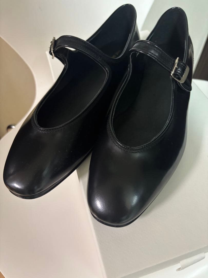 【新品・未使用】ザロウ　メリージェーン　ブラック　37 フラットシューズ